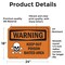 Signmission Keep Out Poison Baited Area OSHA Warning Sign, Vinyl Decal, 24in W x 18in L, 2PK OS-2PACK-WS-D-1824-L-12224 - alternate 6
